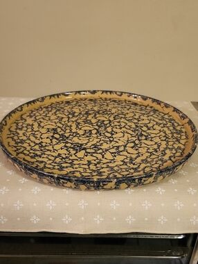 RRP Blue Spongewear Stoneware Pizza Pan